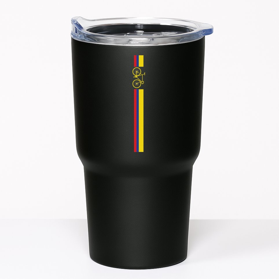 Colombian Cycling Colombia Flag Cyclist Bicycle Gift Tumbler