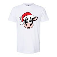 Cute Christmas Cows Santa Heifer Softstyle CVC T-Shirt