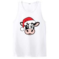 Cute Christmas Cows Santa Heifer PosiCharge Competitor Tank