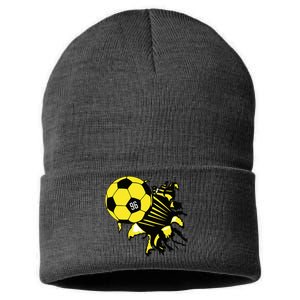 Cool Columbus Crew Sc 96 Soccer Sustainable Knit Beanie