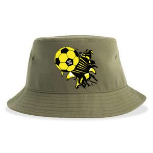 Cool Columbus Crew Sc 96 Soccer Sustainable Bucket Hat