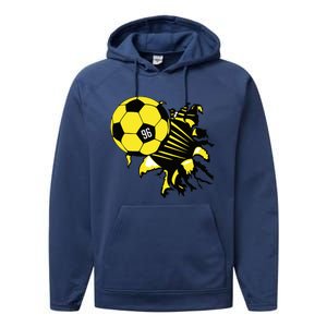 Cool Columbus Crew Sc 96 Soccer Performance Fleece Hoodie