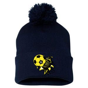 Cool Columbus Crew Sc 96 Soccer Pom Pom 12in Knit Beanie