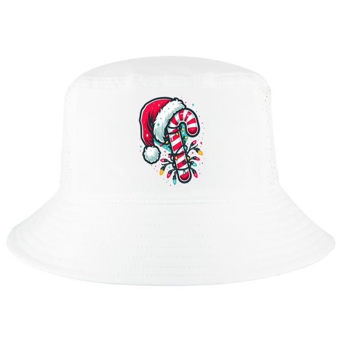 Candy Cane Crew Christmas Lights Family Matching Xmas Cool Comfort Performance Bucket Hat