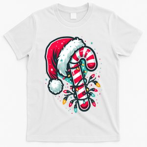 Candy Cane Crew Christmas Lights Family Matching Xmas T-Shirt