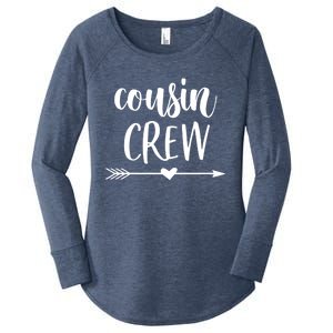 Cousin Crew Cool Gift Women's Perfect Tri Tunic Long Sleeve Shirt