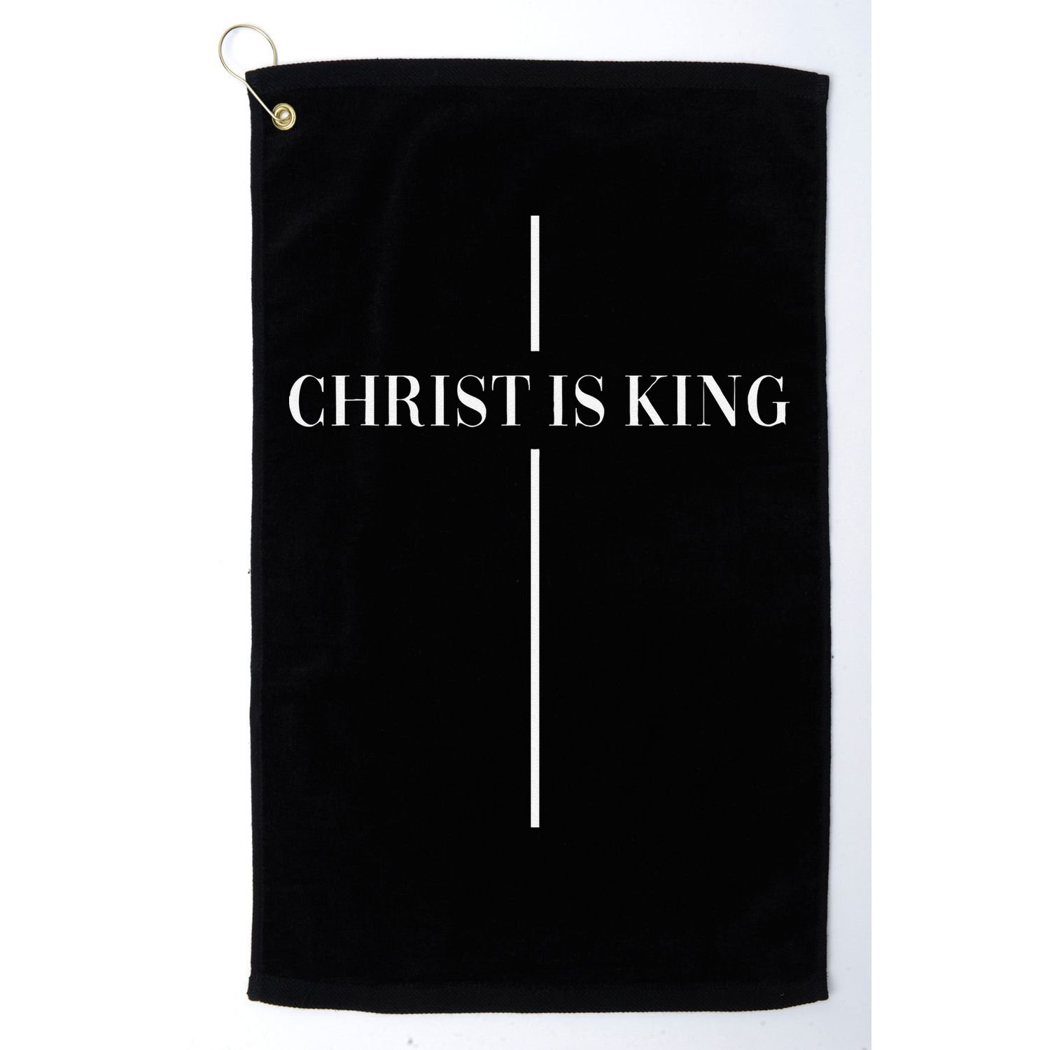 Christian Christianity Christ Is King Jesus Christ Catholic Golf Towel