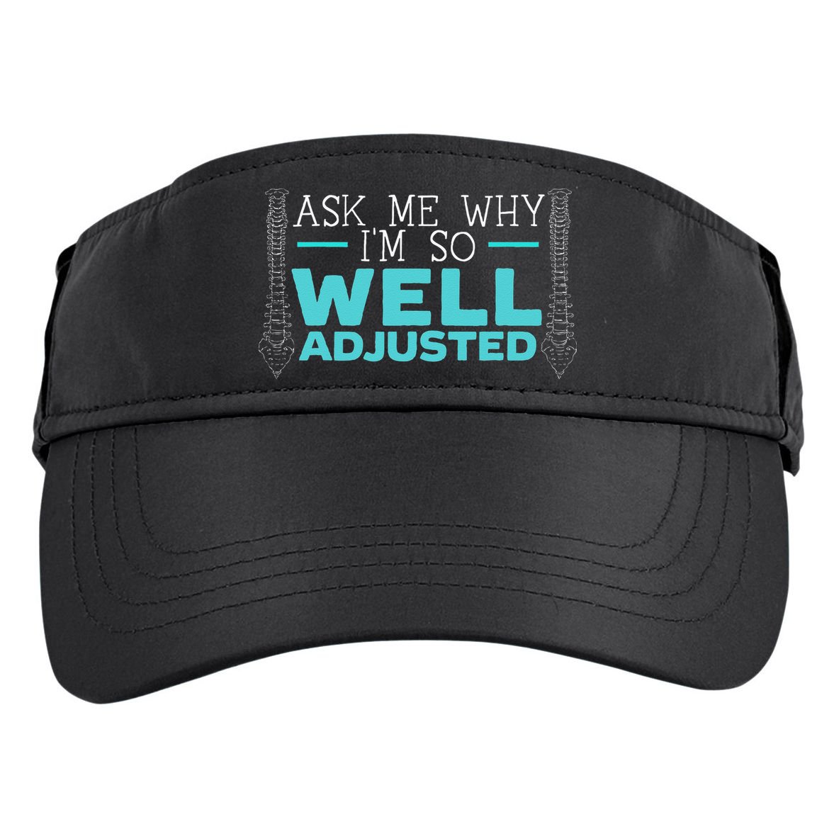 Chiro Crew Chiropractor Chiropractic Spine Surgeon Adult Drive Performance Visor