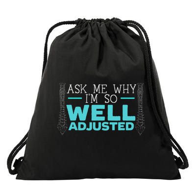 Chiro Crew Chiropractor Chiropractic Spine Surgeon Drawstring Bag