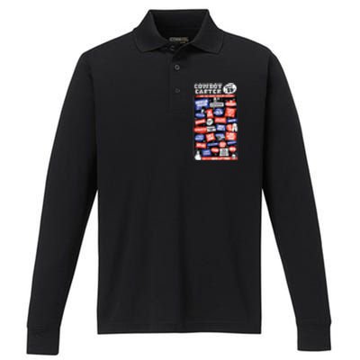 Cowboy Carter Performance Long Sleeve Polo