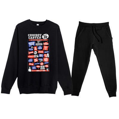 Cowboy Carter Premium Crewneck Sweatsuit Set