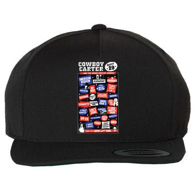 Cowboy Carter Wool Snapback Cap