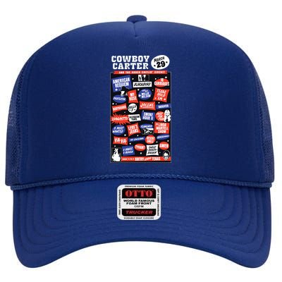 Cowboy Carter High Crown Mesh Back Trucker Hat