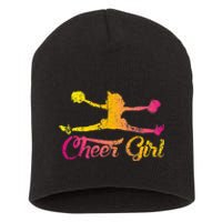 Cheerleader Cheer  Cheering Colorful Cheerleading Short Acrylic Beanie