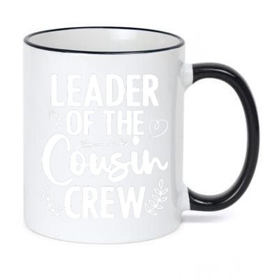 Cute Cousin Crew Art For Family Cousin Crew 11oz Black Color Changing Mug