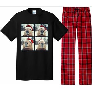 Capybara Christmas Pajama Set