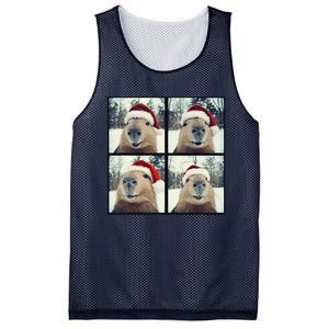 Capybara Christmas Mesh Reversible Basketball Jersey Tank