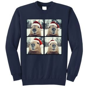 Capybara Christmas Tall Sweatshirt