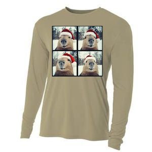 Capybara Christmas Cooling Performance Long Sleeve Crew