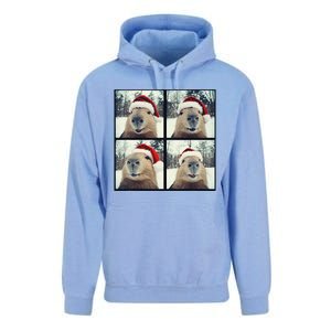 Capybara Christmas Unisex Surf Hoodie