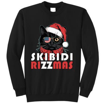 Cool Cat Christmas Santa Claus Charisma Sweatshirt