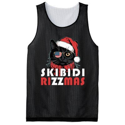 Cool Cat Christmas Santa Claus Charisma Mesh Reversible Basketball Jersey Tank