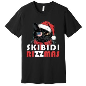 Cool Cat Christmas Santa Claus Charisma Premium T-Shirt