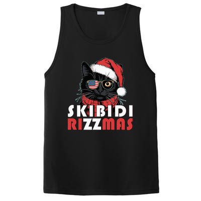 Cool Cat Christmas Santa Claus Charisma PosiCharge Competitor Tank