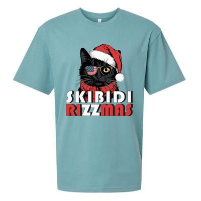 Cool Cat Christmas Santa Claus Charisma Sueded Cloud Jersey T-Shirt