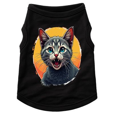 Cursed Cat Cement Eater Meme Doggie Tank