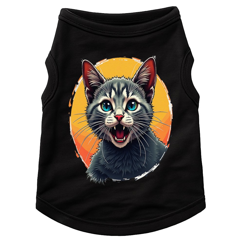 Cursed Cat Cement Eater Meme Doggie Tank