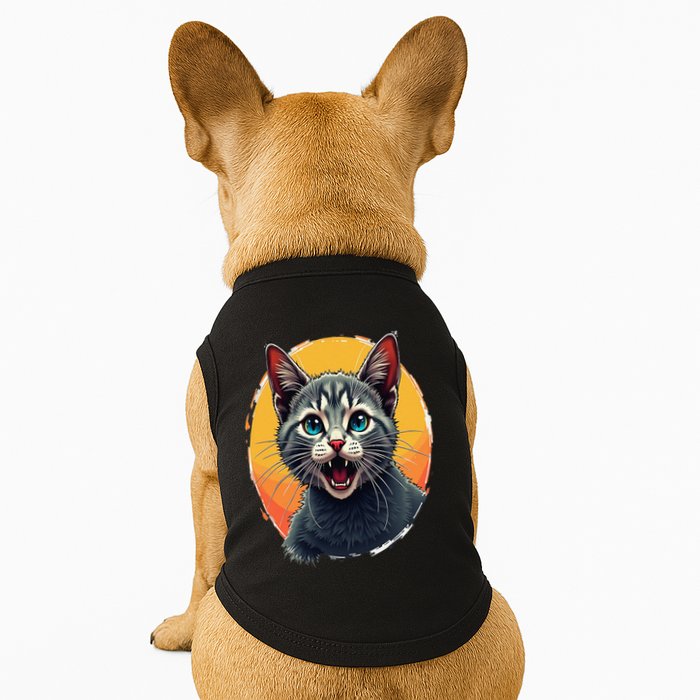 Cursed Cat Cement Eater Meme Doggie Tank