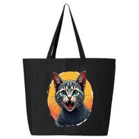 Cursed Cat Cement Eater Meme 25L Jumbo Tote