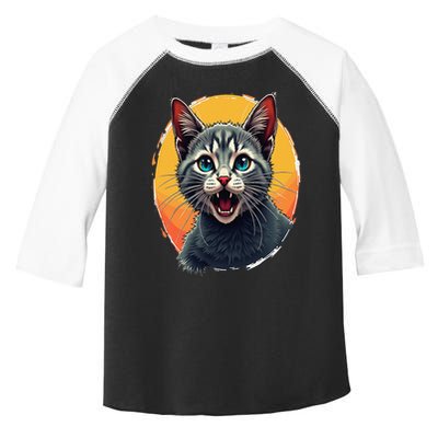 Cursed Cat Cement Eater Meme Toddler Fine Jersey T-Shirt