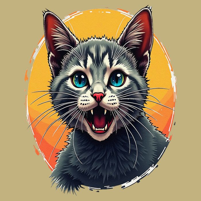 Cursed Cat Cement Eater Meme Sustainable Beanie