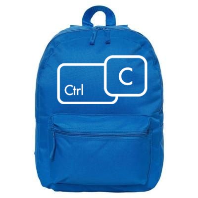 Ctrl C Copy Paste Family Matching Gift 16 in Basic Backpack