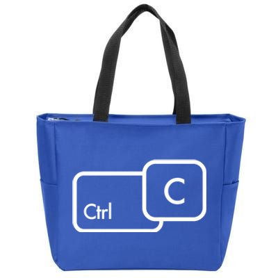 Ctrl C Copy Paste Family Matching Gift Zip Tote Bag