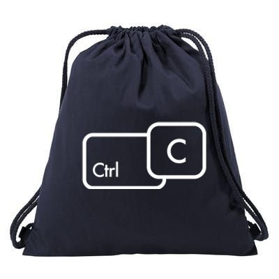 Ctrl C Copy Paste Family Matching Gift Drawstring Bag