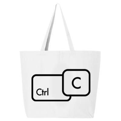 Ctrl C Copy Paste Family Matching Gift 25L Jumbo Tote