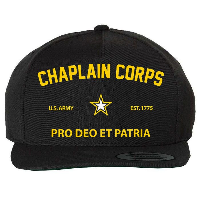Chaplain Corps Wool Snapback Cap