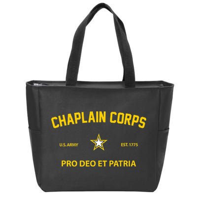 Chaplain Corps Zip Tote Bag