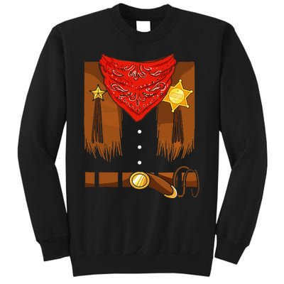 Cowboy Costume Cowgirl Halloween Sweatshirt