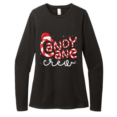 Candy Cane Crew Christmas Squad Xmas Family Matching Santa Womens CVC Long Sleeve Shirt