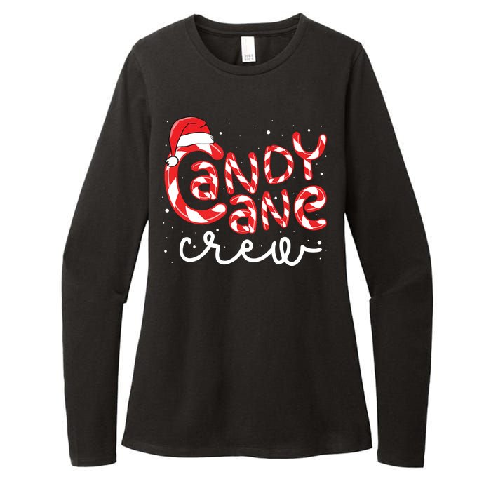 Candy Cane Crew Christmas Squad Xmas Family Matching Santa Womens CVC Long Sleeve Shirt