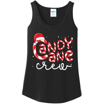 Candy Cane Crew Christmas Squad Xmas Family Matching Santa Ladies Essential Tank