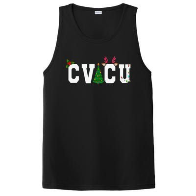 CVICU Christmas Cardiovascular Intensive Care Unit Nurse ICU PosiCharge Competitor Tank