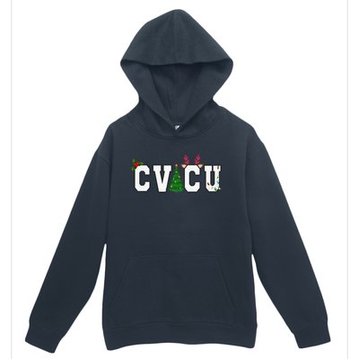 CVICU Christmas Cardiovascular Intensive Care Unit Nurse ICU Urban Pullover Hoodie