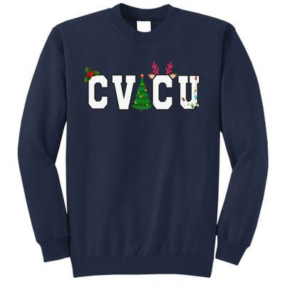 CVICU Christmas Cardiovascular Intensive Care Unit Nurse ICU Tall Sweatshirt