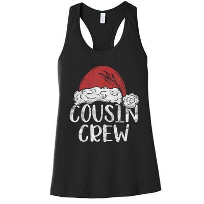 Cousin Crew Christmas Costume Gift Matching Family Xmas Women's Racerback Tank