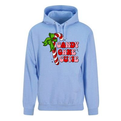 Christmas Candy Cane Cutie Cute groovy Xmas  Unisex Surf Hoodie